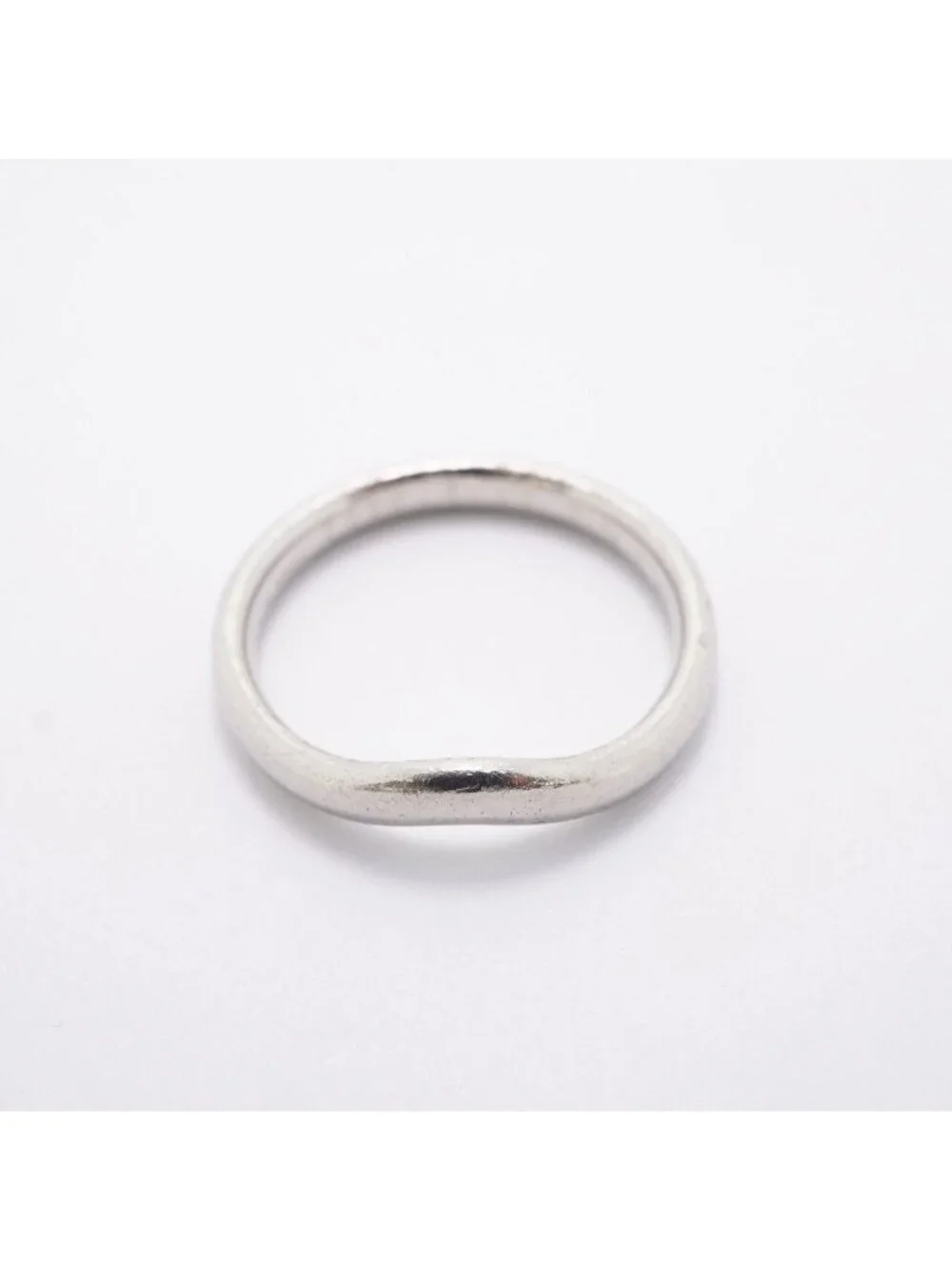 Tiffany & Co Ring T Cube Band Platinum